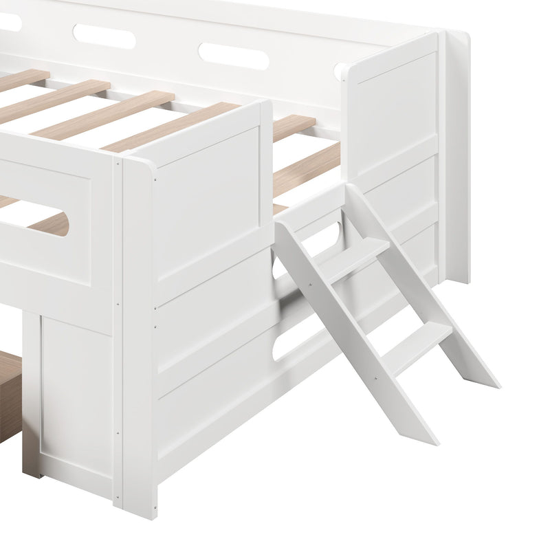 Platform Bed With Guardrail And Drawer - R&R Furniture Gallery (Fountain Valley, CA)