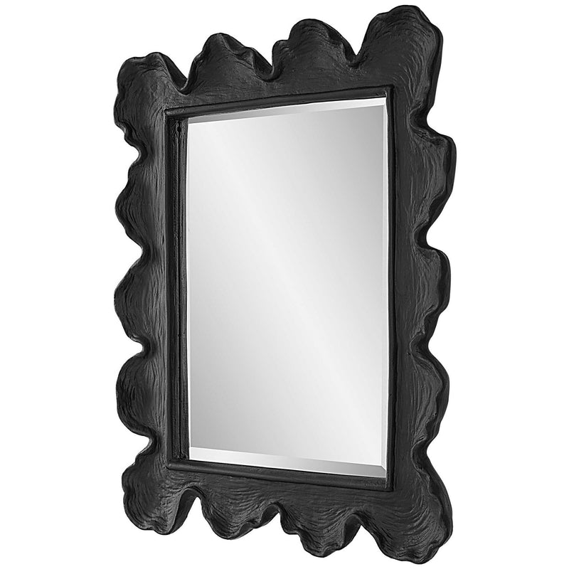 Uttermost Sea Coral wall mirror featuring a textured coral-inspired frame in neutral tones.