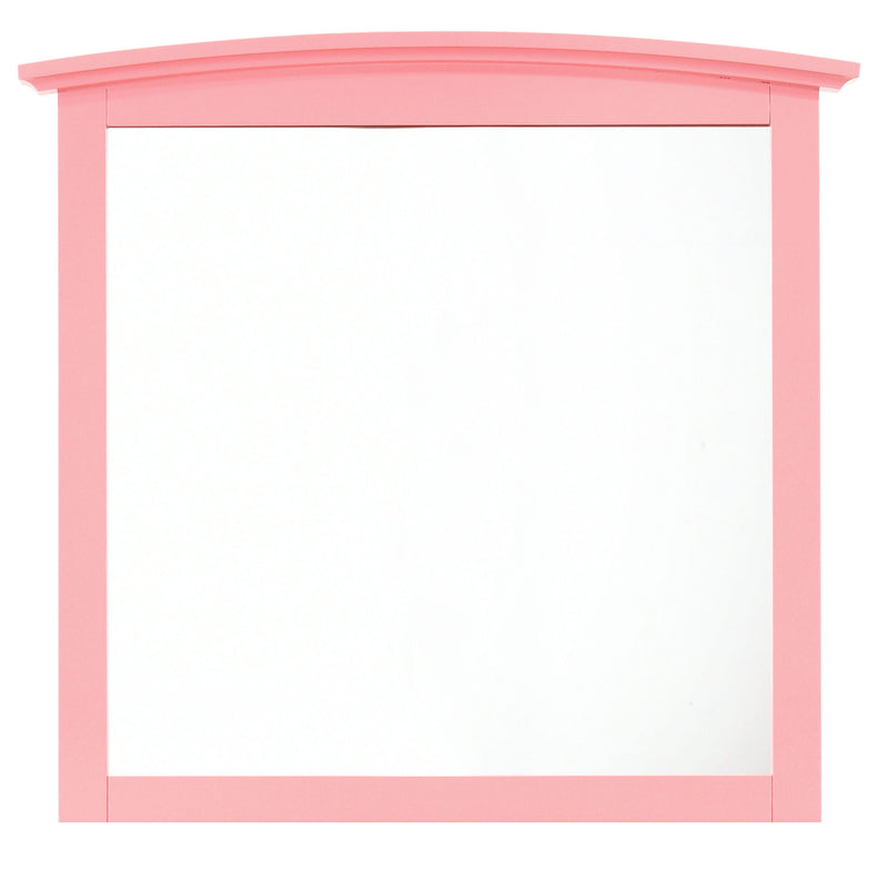 Elegant wall mirror by Glory Furniture with a stylish frame, perfect for enhancing home decor and adding brightness to any room.