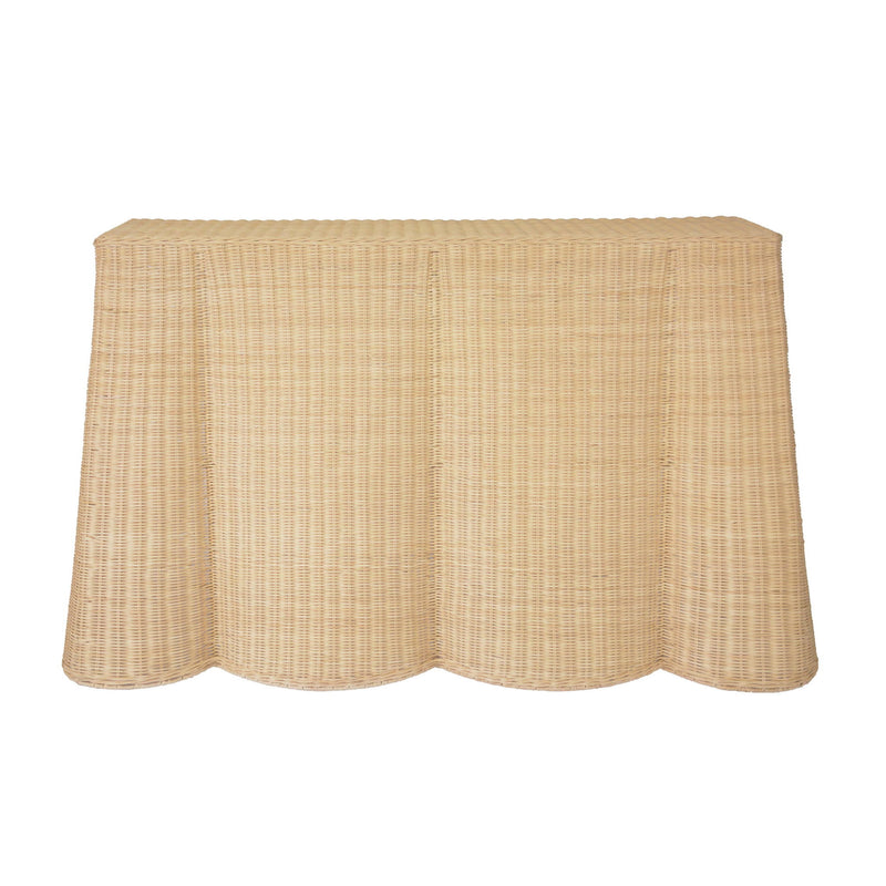 Egan - Rattan Console Table - Natural - R&R Furniture Gallery (Fountain Valley, CA)