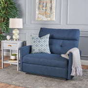 Alma - Contemporary Upholstered Loveseat Recliner - R&R Furniture Gallery (Fountain Valley, CA)