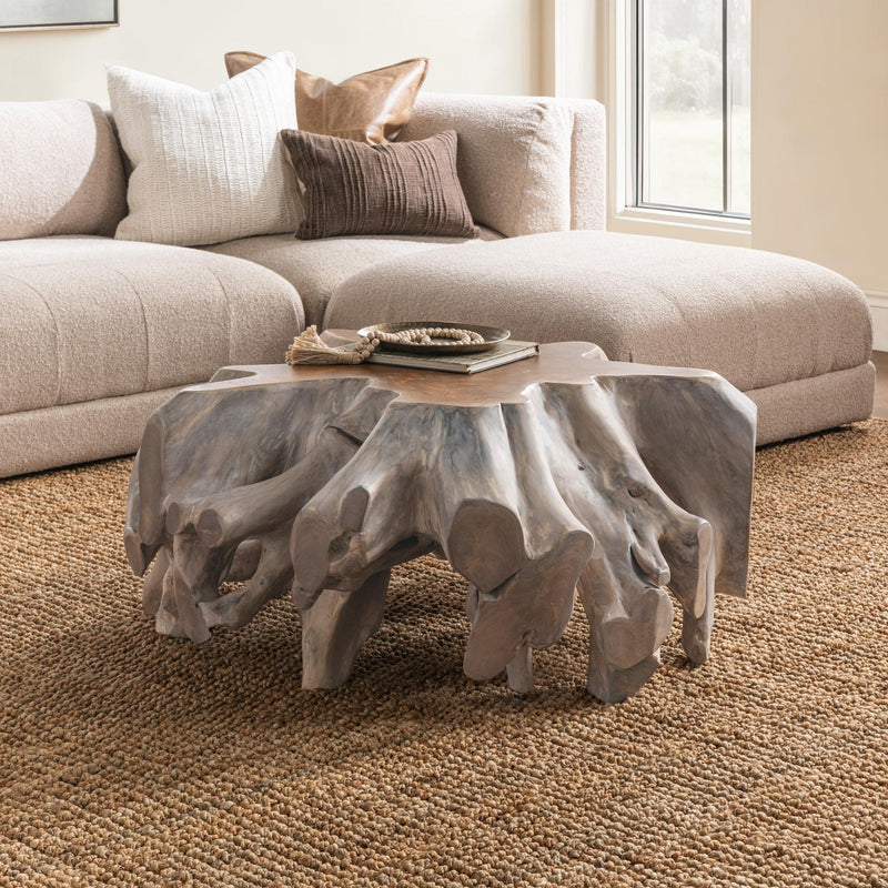 Cypress - Root Coffee Table - Natural White Wash