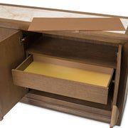 Portrait - Sideboard With LED Lights - Sienna Brown - R&R Furniture Gallery (Fountain Valley, CA)