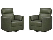 Parker Living Radius Power Swivel Glider Recliner chair set with plush fabric and ergonomic design, perfect for living room relaxation.