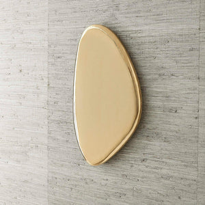 Jelly Bean - 26" x 16" Wall Sculpture - Gold