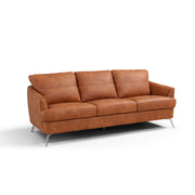 Safi - Sofa - Cappuccino Leather - R&R Furniture Gallery (Fountain Valley, CA)