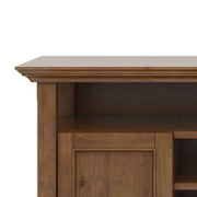 Amherst - TV Media Stand - Medium Saddle Brown - R&R Furniture Gallery (Fountain Valley, CA)