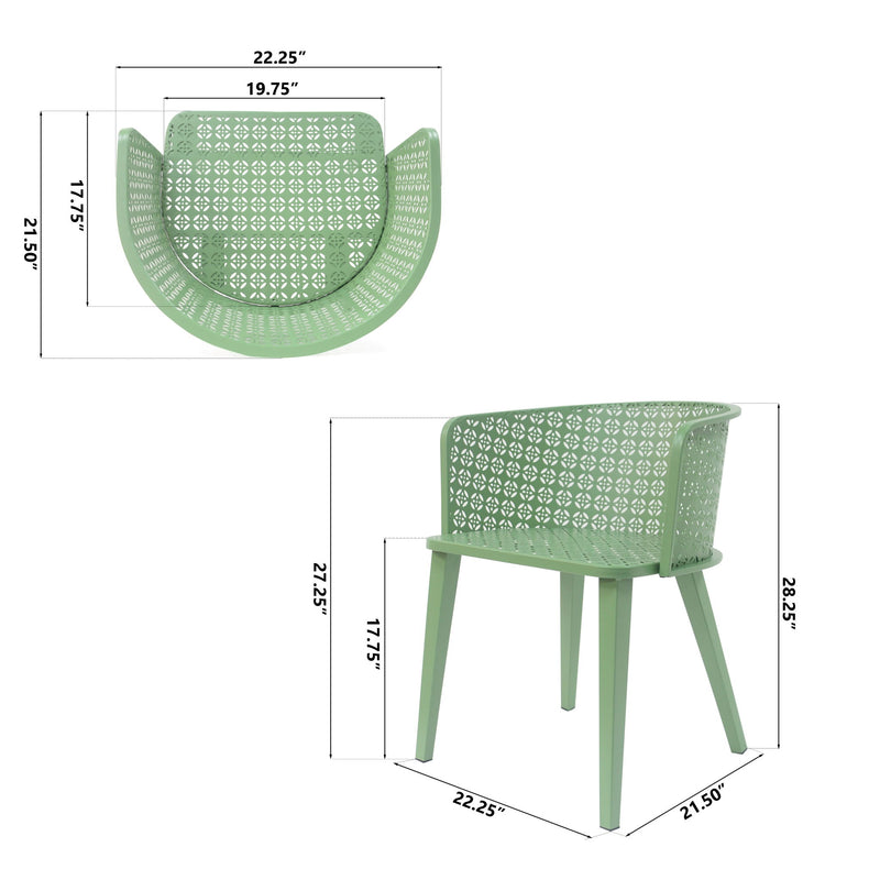Milan - Outdoor Dining Chair (Set of 2) - R&R Furniture Gallery (Fountain Valley, CA)