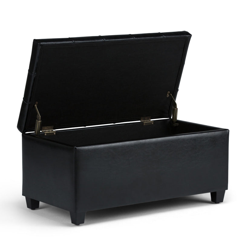 Sienna - Upholstered Storage Ottoman Bench - R&R Furniture Gallery (Fountain Valley, CA)