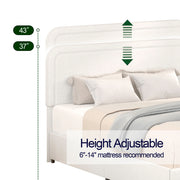 House & Home Furniture Liv upholstered storage platform bed with built-in drawers, showcasing its modern design and storage capacity.