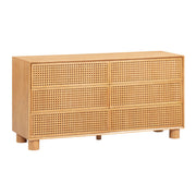 Miles - 6-Drawer Dresser - Natural - R&R Furniture Gallery (Fountain Valley, CA)