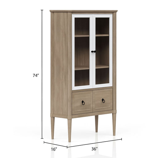 Display Bookcase Colored - Sand - R&R Furniture Gallery (Fountain Valley, CA)