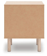 Arloster - One Drawer Night Stand - Tan - R&R Furniture Gallery (Fountain Valley, CA)