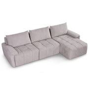 Dorcas - Sectional Sofa - Gray - R&R Furniture Gallery (Fountain Valley, CA)
