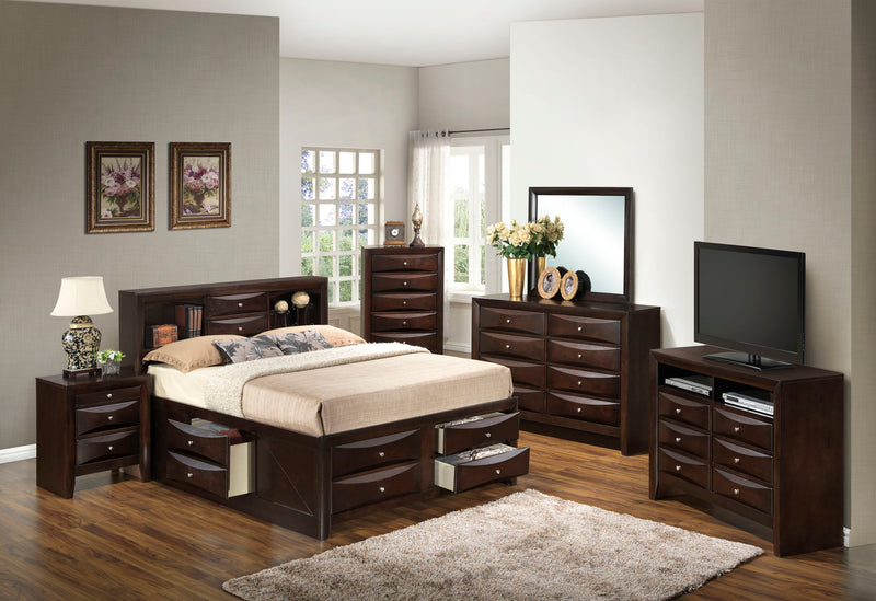 Marilla - Storage Bed With Bookcase Headboard - R&R Furniture Gallery (Fountain Valley, CA)