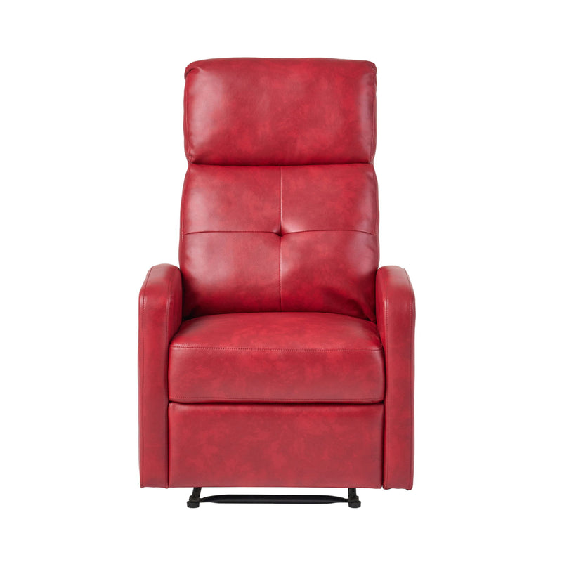 Contemporary Recliner Chair With Push Back Function - R&R Furniture Gallery (Fountain Valley, CA)