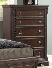 Traditional 5 Drawer Chest - Mahogany - R&R Furniture Gallery (Fountain Valley, CA)