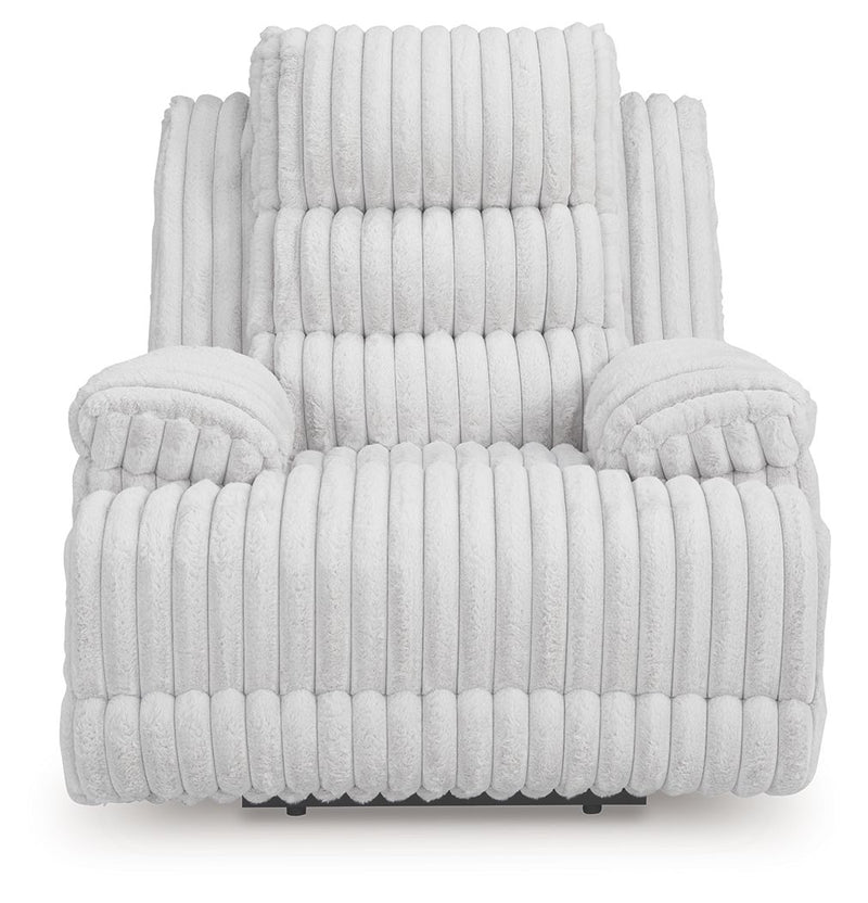 Rhines Falls - Zero Wall Recliner - Alloy - R&R Furniture Gallery (Fountain Valley, CA)