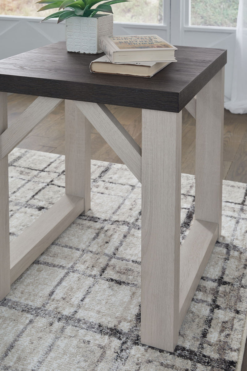 Dorrinson - Occasional Table Set (Set of 3) - Antique White - R&R Furniture Gallery (Fountain Valley, CA)