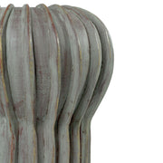Gray green terracotta vase from TOV Furniture Visha collection featuring a sleek, modern design for stylish home decor.