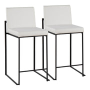 Lumi Source Fuji modern high back counter stool with sleek design and contemporary style, perfect for stylish kitchen or bar areas.