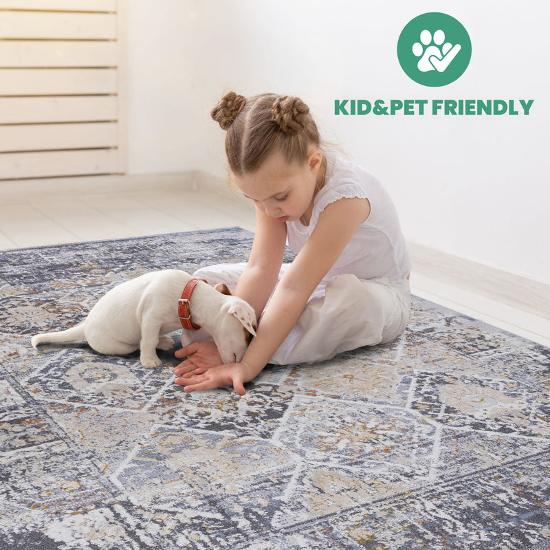 Payas - 5' X 7' Traditional Area Rug - Multi - R&R Furniture Gallery (Fountain Valley, CA)