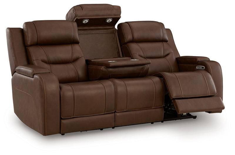 Knightington - Power Reclining Sofa With Audio Seating - R&R Furniture Gallery (Fountain Valley, CA)