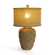 Baha - Bamboo Jute Table Lamp - Natural - R&R Furniture Gallery (Fountain Valley, CA)