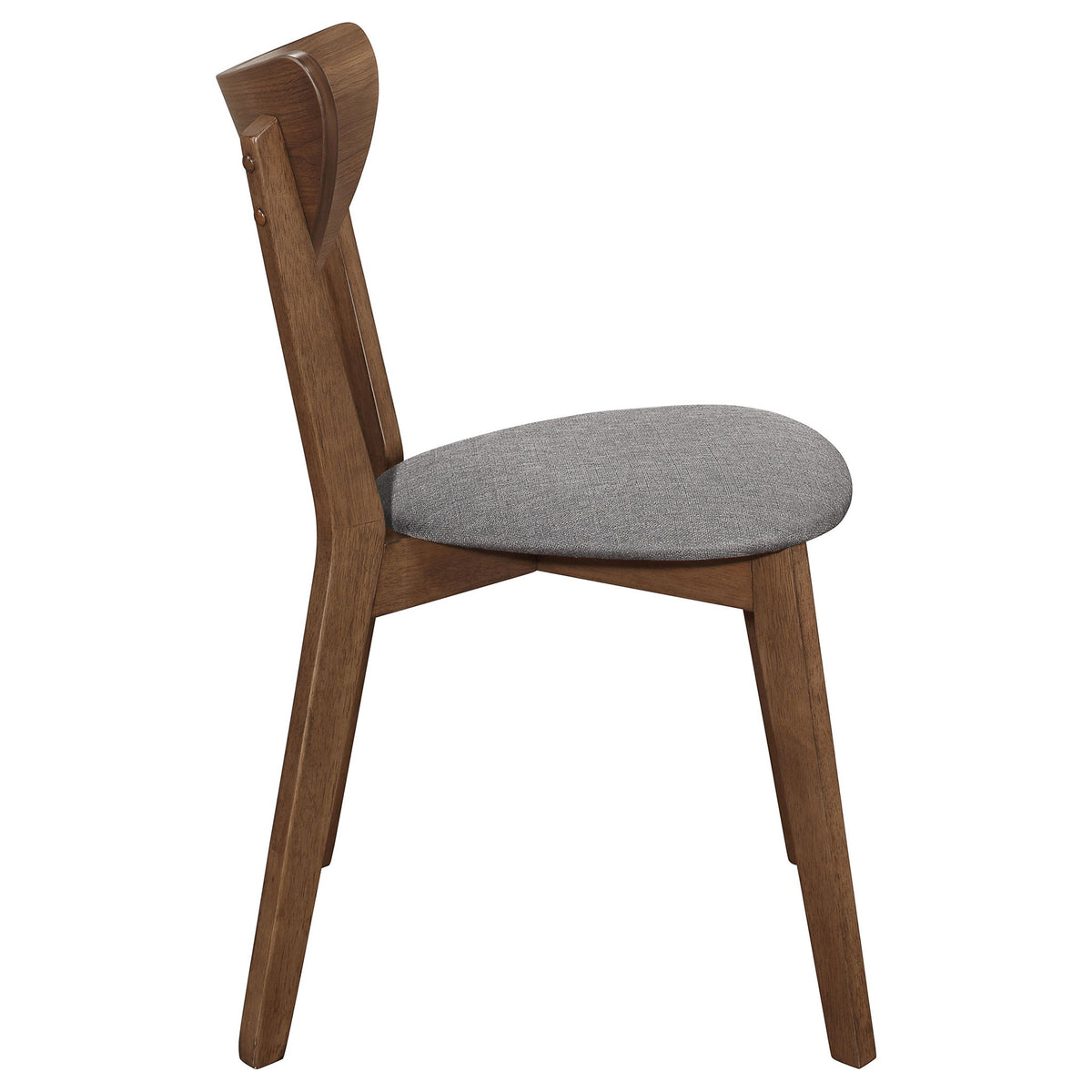 Mid-Century Modern Upholstered Dining Chair (Set of 2)