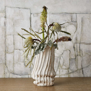 Puddle - Vase - Brown / White