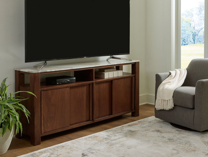 Tobinville - Accent Cabinet - Dark Brown - R&R Furniture Gallery (Fountain Valley, CA)