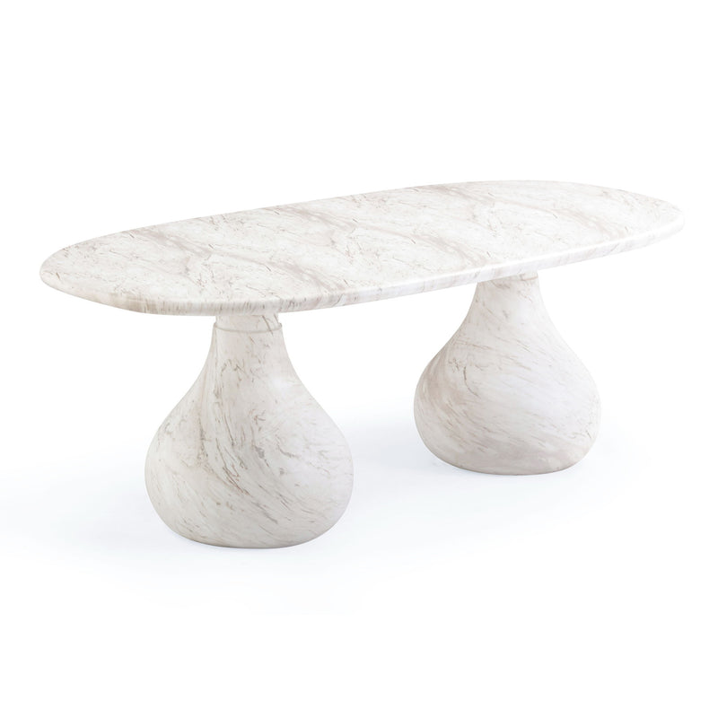Smooch - 87" Indoor / Outdoor Oval Dining Table - R&R Furniture Gallery (Fountain Valley, CA)