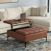 Laura - Lift Top Storage Ottoman - R&R Furniture Gallery (Fountain Valley, CA)