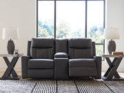 Mackmenville - Double Reclining Loveseat With Console - R&R Furniture Gallery (Fountain Valley, CA)