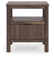 Pamytta - One Drawer Night Stand - Brown - R&R Furniture Gallery (Fountain Valley, CA)