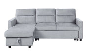 Ivy - Reversible Sleeper Sectional Sofa With Storage Chaise And Side Pocket - R&R Furniture Gallery (Fountain Valley, CA)