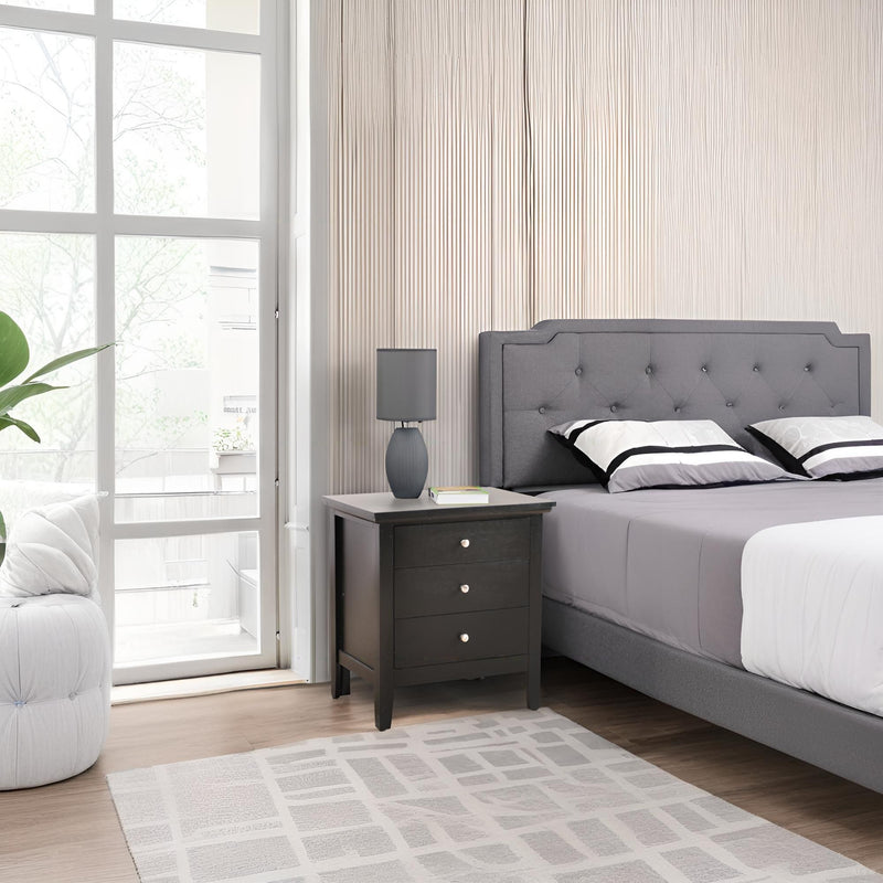 3 Drawer Nightstand & Dove Tailed Drawers - R&R Furniture Gallery (Fountain Valley, CA)