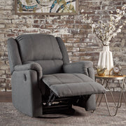 Glider Recliner With Swivel, Manual Reclining Chair - R&R Furniture Gallery (Fountain Valley, CA)