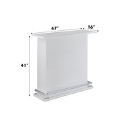 Kite - Bar Table - White High Gloss - R&R Furniture Gallery (Fountain Valley, CA)