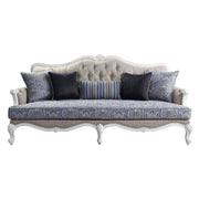 Ciddrenar - Sofa With 5 Pillows - Fabric & White - R&R Furniture Gallery (Fountain Valley, CA)