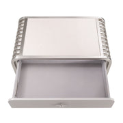 Roxbury Park - Metal Nightstand - Stainless Steel - R&R Furniture Gallery (Fountain Valley, CA)