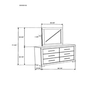 Elsa - Mirror With Sleek Frame - R&R Furniture Gallery (Fountain Valley, CA)