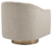 Penzlin - Swivel Accent Chair - Pearl - R&R Furniture Gallery (Fountain Valley, CA)