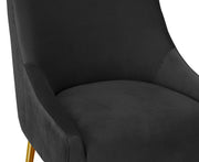 Beatrix - Pleated Velvet Stool - R&R Furniture Gallery (Fountain Valley, CA)