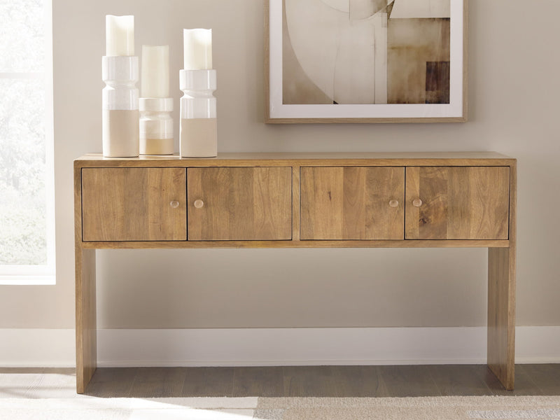 Ella Grove - Console - Rich Brown - R&R Furniture Gallery (Fountain Valley, CA)