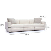 Perry - Modular Sofa - Cream - R&R Furniture Gallery (Fountain Valley, CA)