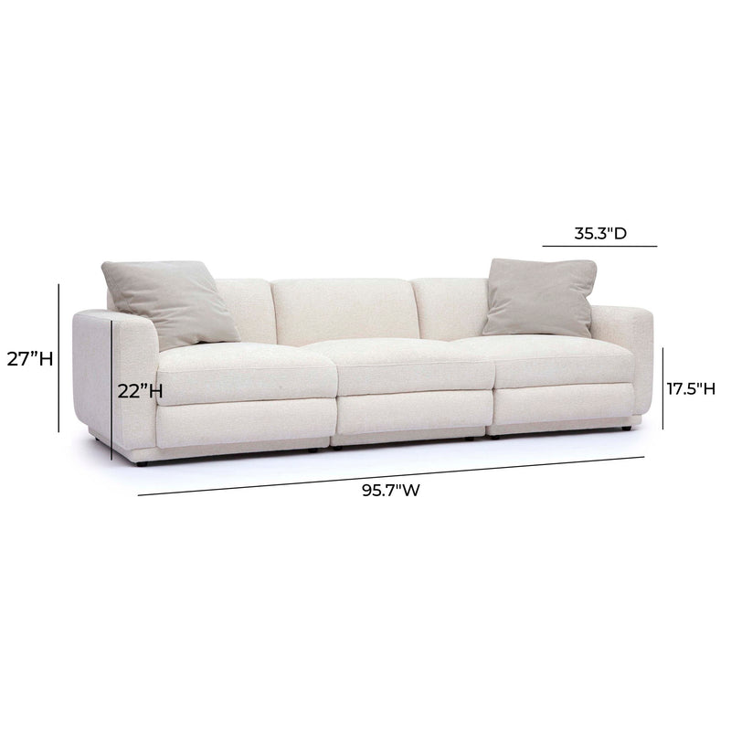 Perry - Modular Sofa - Cream - R&R Furniture Gallery (Fountain Valley, CA)