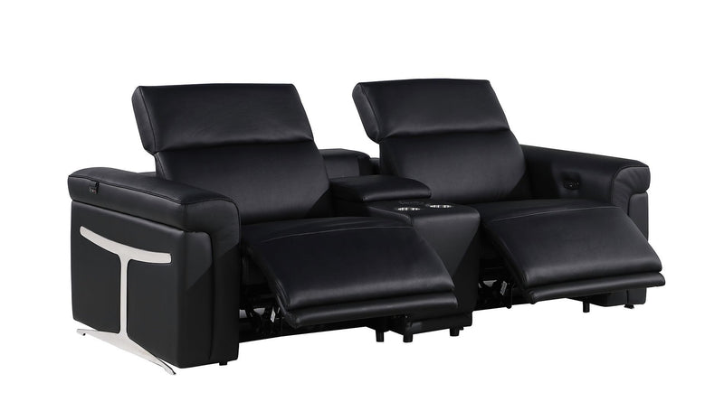 1126 - 7-Piece Modular Power Reclining Sofa, Loveseat & Chair Set In With 6 Power Recliners & Power Headrests