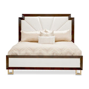 Belmont Place - Upholstered Bed - Espresso - R&R Furniture Gallery (Fountain Valley, CA)