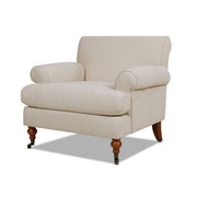 Alana Lawson - Accent Arm Chair With Casters - R&R Furniture Gallery (Fountain Valley, CA)